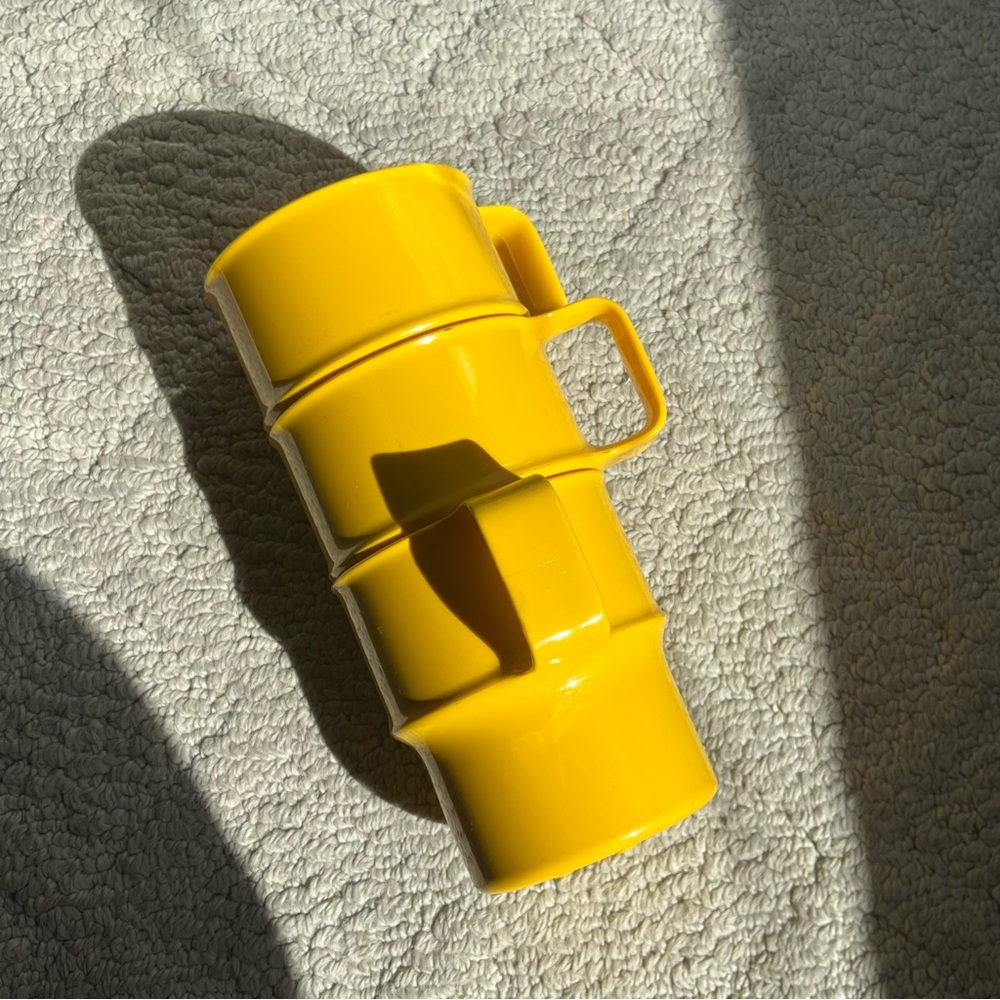 Vintage Rosti Melamine Stacking Mugs